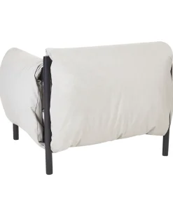 Beliani Puutarhatuoli Alumiini Vaaleanharmaa Hot