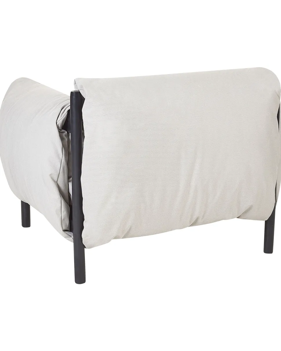 Beliani Puutarhatuoli Alumiini Vaaleanharmaa Hot