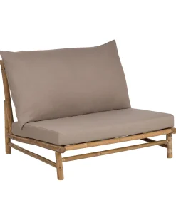 Beliani Puutarhatuoli Bambu Vaalea Puu/Ruskeanharmaa Todi Fashion