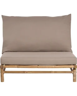 Beliani Puutarhatuoli Bambu Vaalea Puu/Ruskeanharmaa 2 Kpl Todi Sale