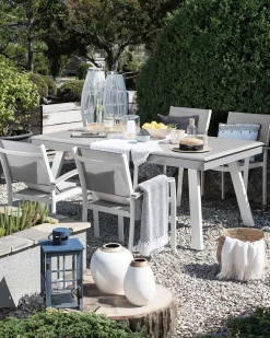 Beliani Puutarhatuoli Harmaa 4Kpl Pereta Clearance