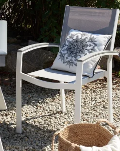 Beliani Puutarhatuoli Harmaa 4Kpl Pereta Clearance