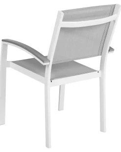 Beliani Puutarhatuoli Harmaa 4Kpl Pereta Clearance