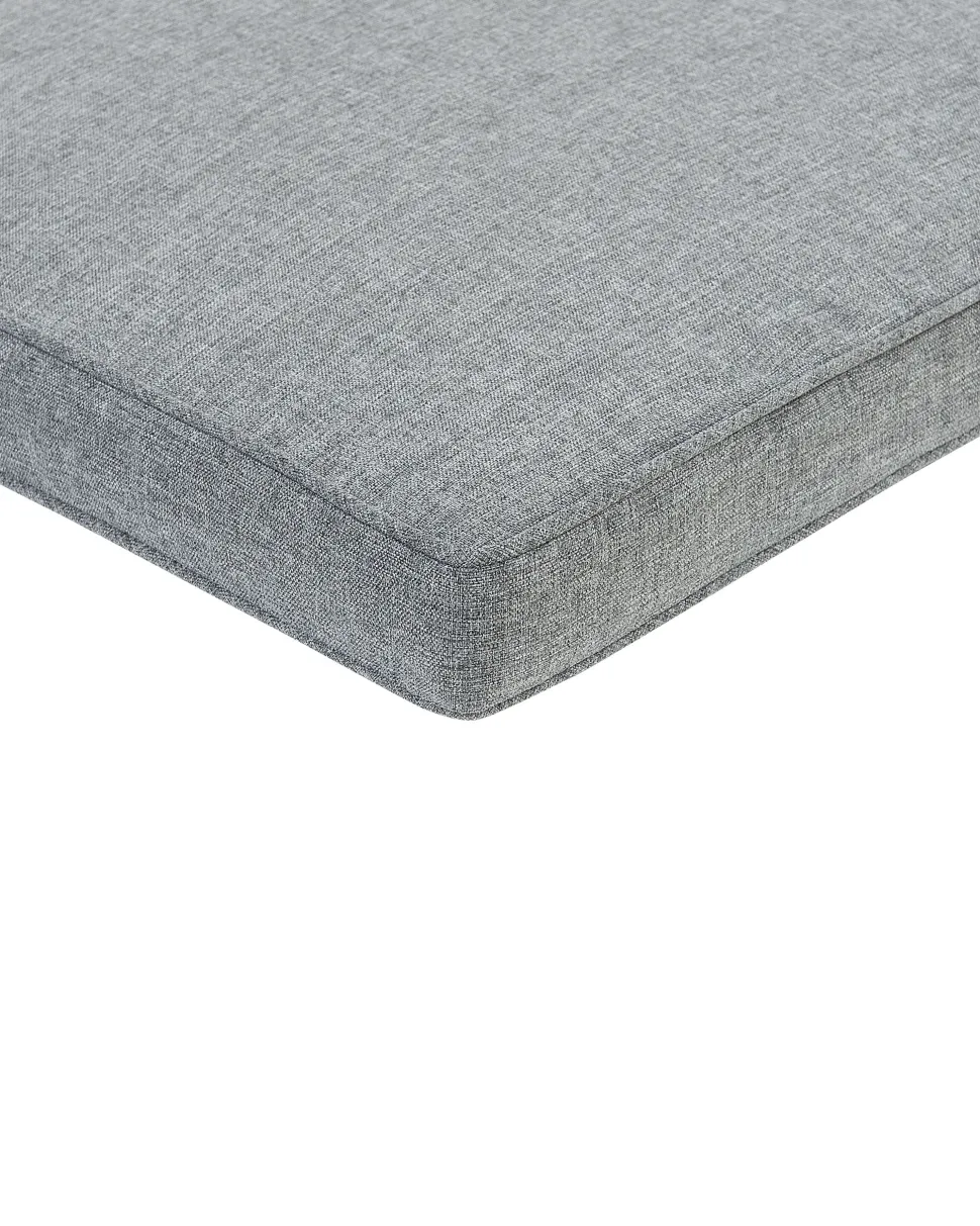 Beliani Puutarhatuoli Harmaalla Pehmusteella Sassari Clearance