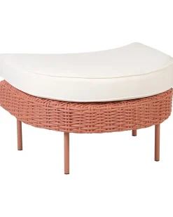 Beliani Puutarhatuoli Ja Rahi Polyrottinki Persikka Arcille Fashion