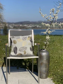 Beliani Puutarhatuoli Kangas Harmaa 6 Kpl Grosseto Store