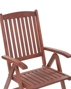 Beliani Puutarhatuoli 6Kpl Setti Akaasiapuu Toscana Clearance