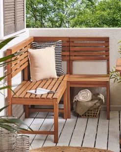 Beliani Puutarhatuoli Kulmaosa Akaasiapuinen Treia Flash Sale