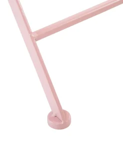 Beliani Puutarhatuoli Metalli Vaaleanpunainen 2 Kpl Albinia New