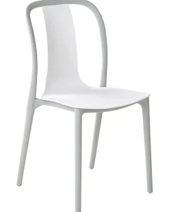 Beliani Puutarhatuoli Muovi Valkoinen/Harmaa 2 Kpl Spezia Online