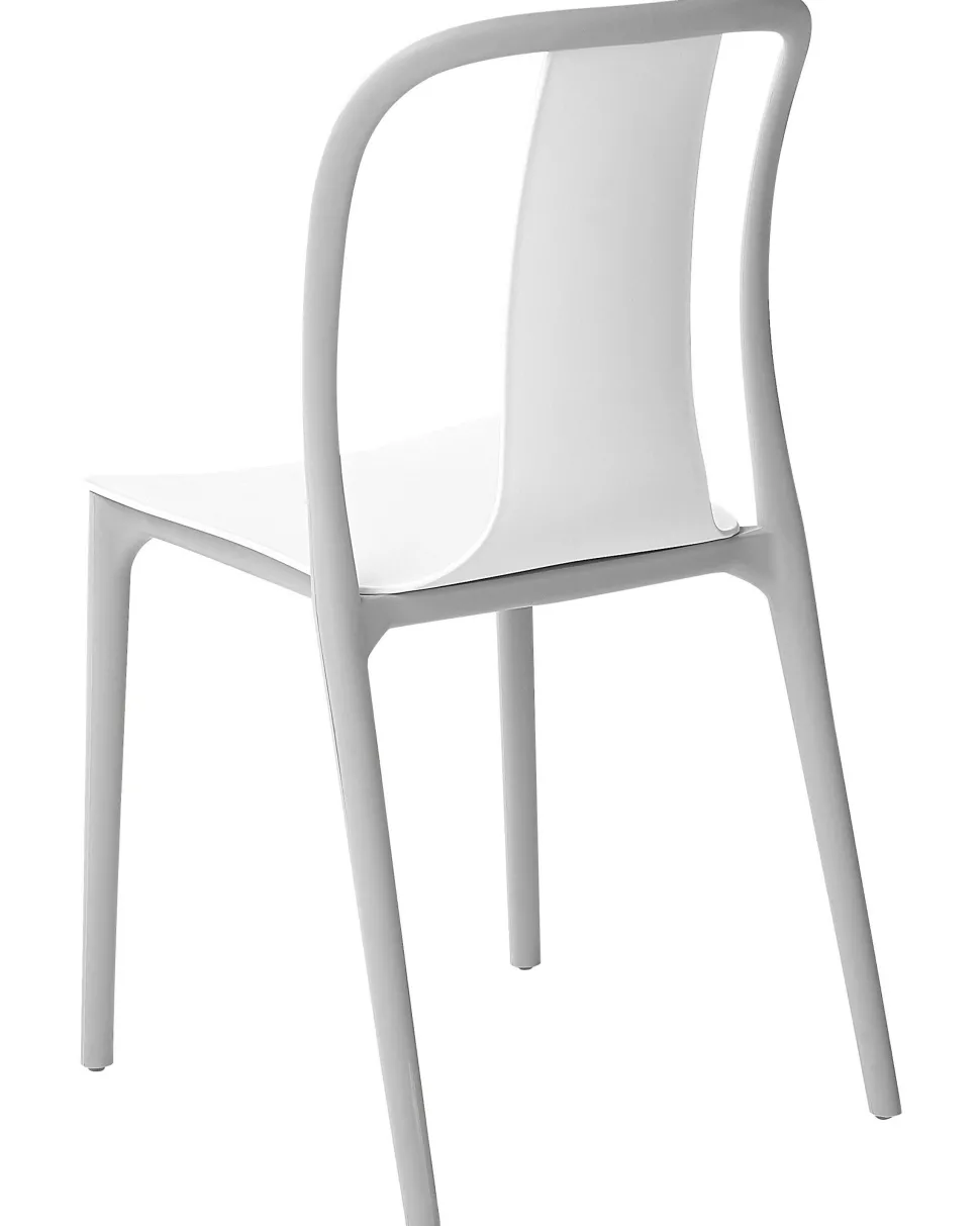 Beliani Puutarhatuoli Muovi Valkoinen/Harmaa 2 Kpl Spezia Online