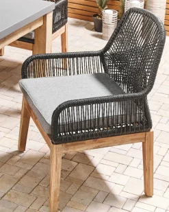 Beliani Puutarhatuoli Musta 2 Kpl Olbia Store