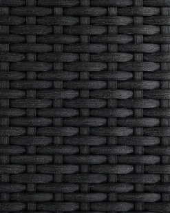 Beliani Puutarhatuoli Polyrottinki Musta 2 Kpl Grosseto Store