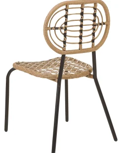 Beliani Puutarhatuoli Polyrottinki Luonnonvari 4 Kpl Pratello Best