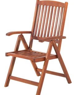 Beliani Puutarhatuoli Punaisella Pehmusteella Toscana Outlet