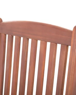 Beliani Puutarhatuoli Punaisella Pehmusteella Toscana Outlet