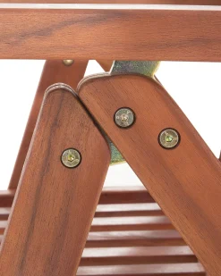 Beliani Puutarhatuoli Punaisella Pehmusteella Toscana Outlet