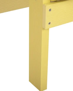 Beliani Puutarhatuoli Rahilla Keltainen Adirondack Clearance