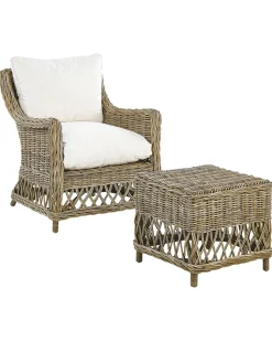 Beliani Puutarhatuoli Rahilla Rottinki Luonnonvari Ribolla Outlet