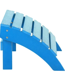 Beliani Puutarhatuoli Rahilla Sininen Adirondack Shop