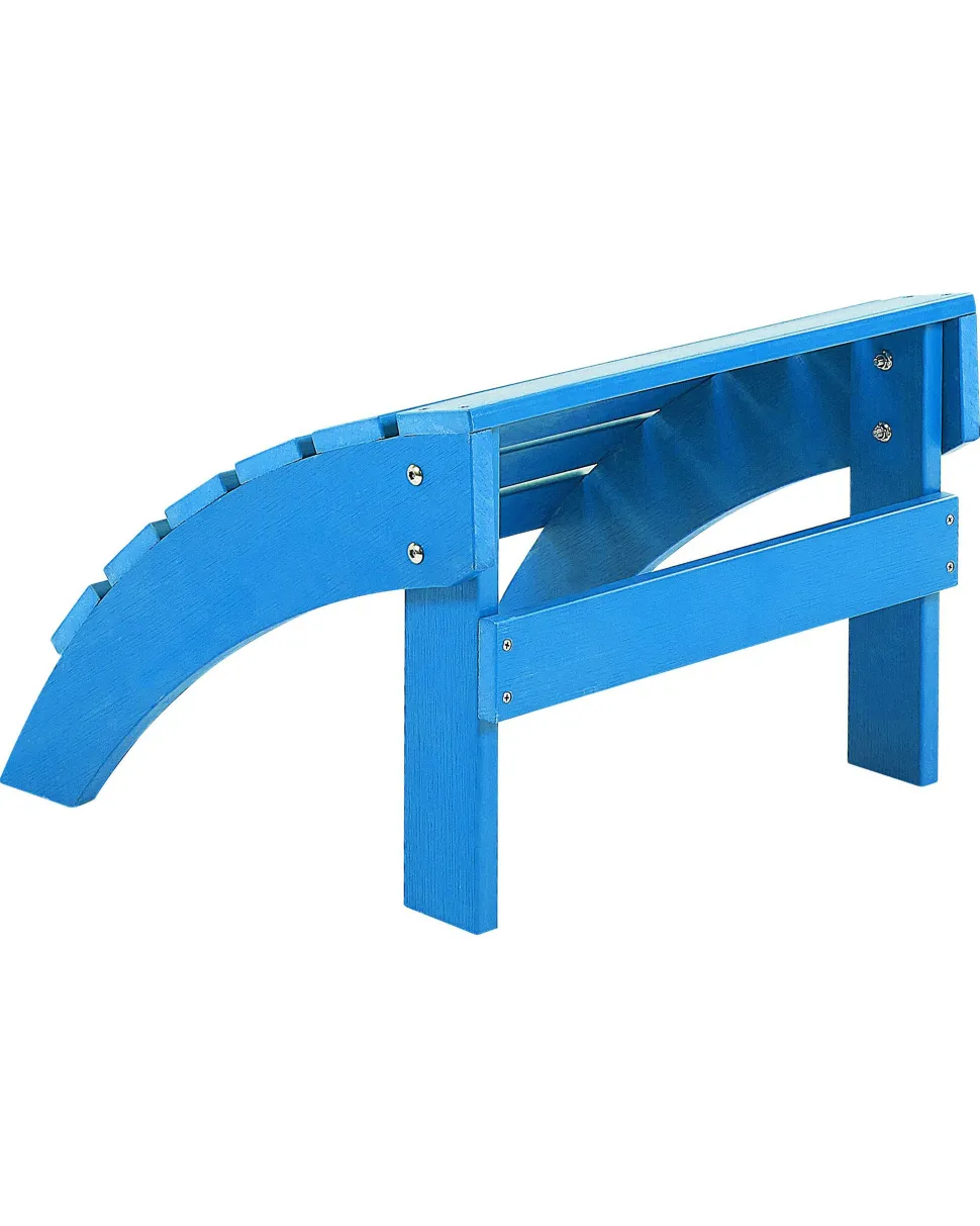 Beliani Puutarhatuoli Rahilla Sininen Adirondack Shop