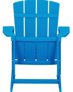 Beliani Puutarhatuoli Rahilla Sininen Adirondack Shop