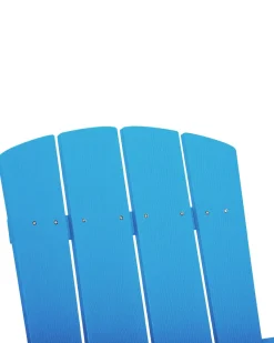 Beliani Puutarhatuoli Rahilla Sininen Adirondack Shop