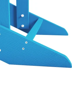 Beliani Puutarhatuoli Rahilla Sininen Adirondack Shop