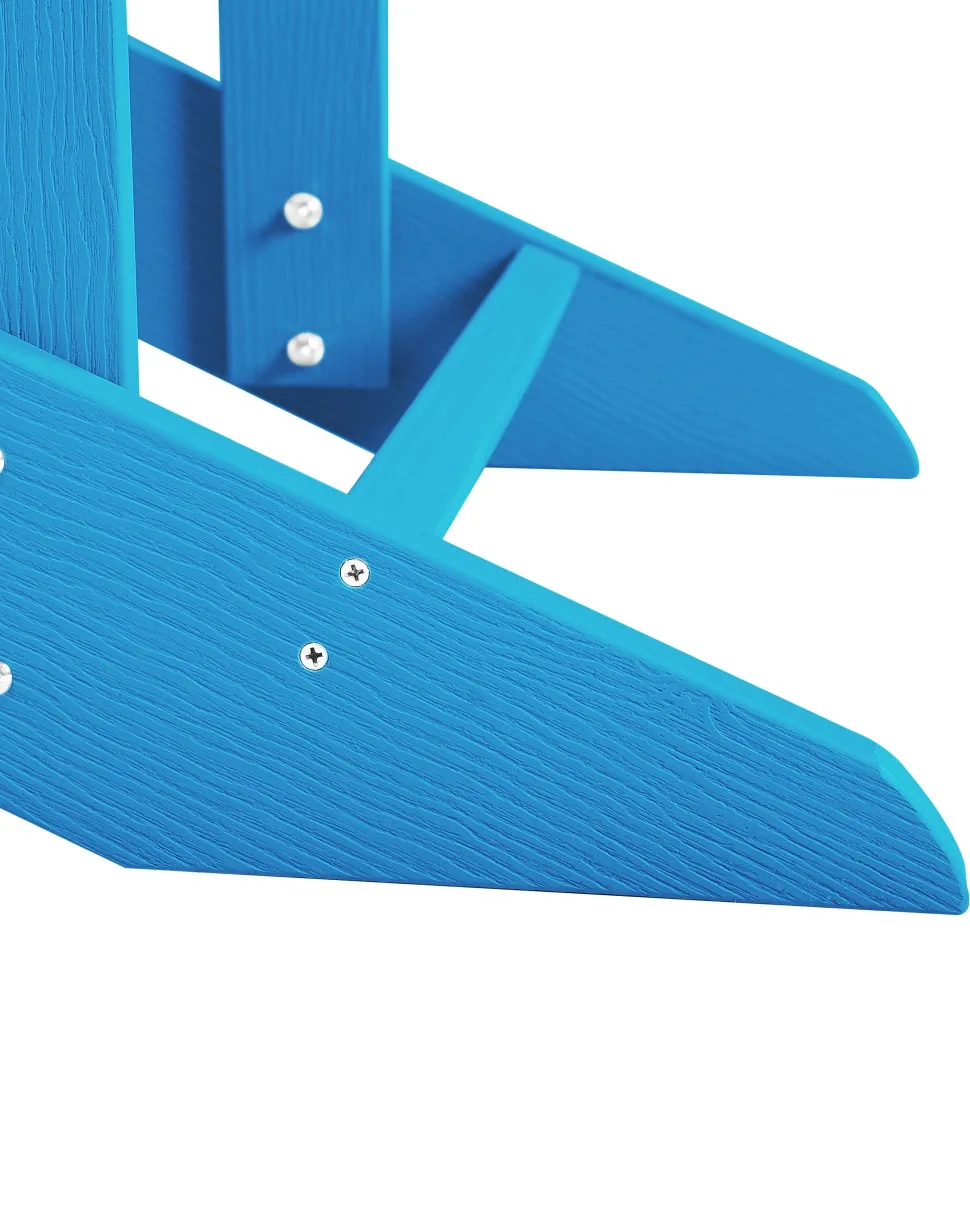 Beliani Puutarhatuoli Rahilla Sininen Adirondack Shop