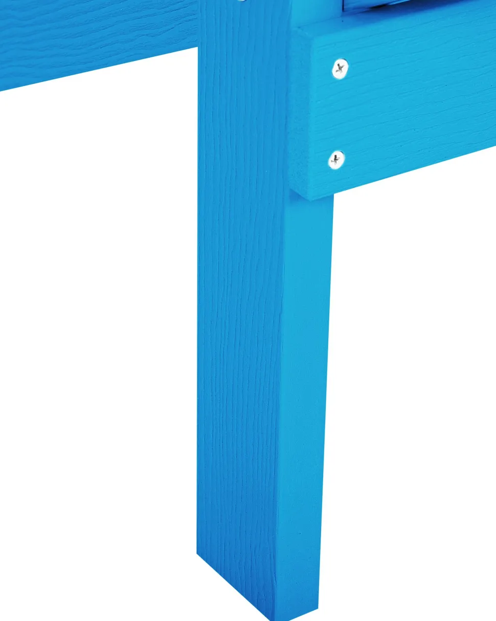 Beliani Puutarhatuoli Rahilla Sininen Adirondack Shop