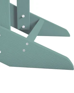 Beliani Puutarhatuoli Rahilla Turkoosi Adirondack Store