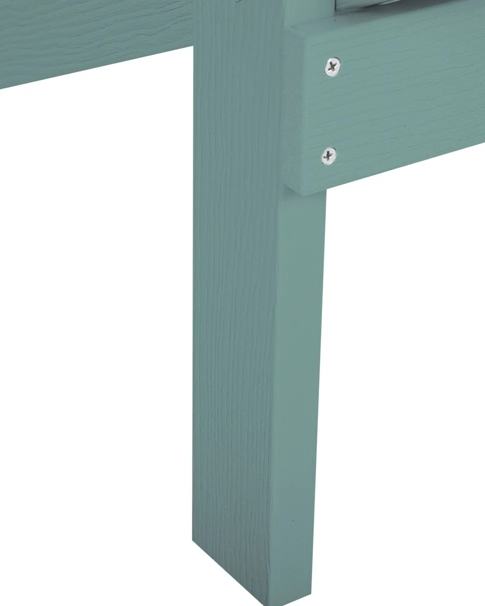 Beliani Puutarhatuoli Rahilla Turkoosi Adirondack Store