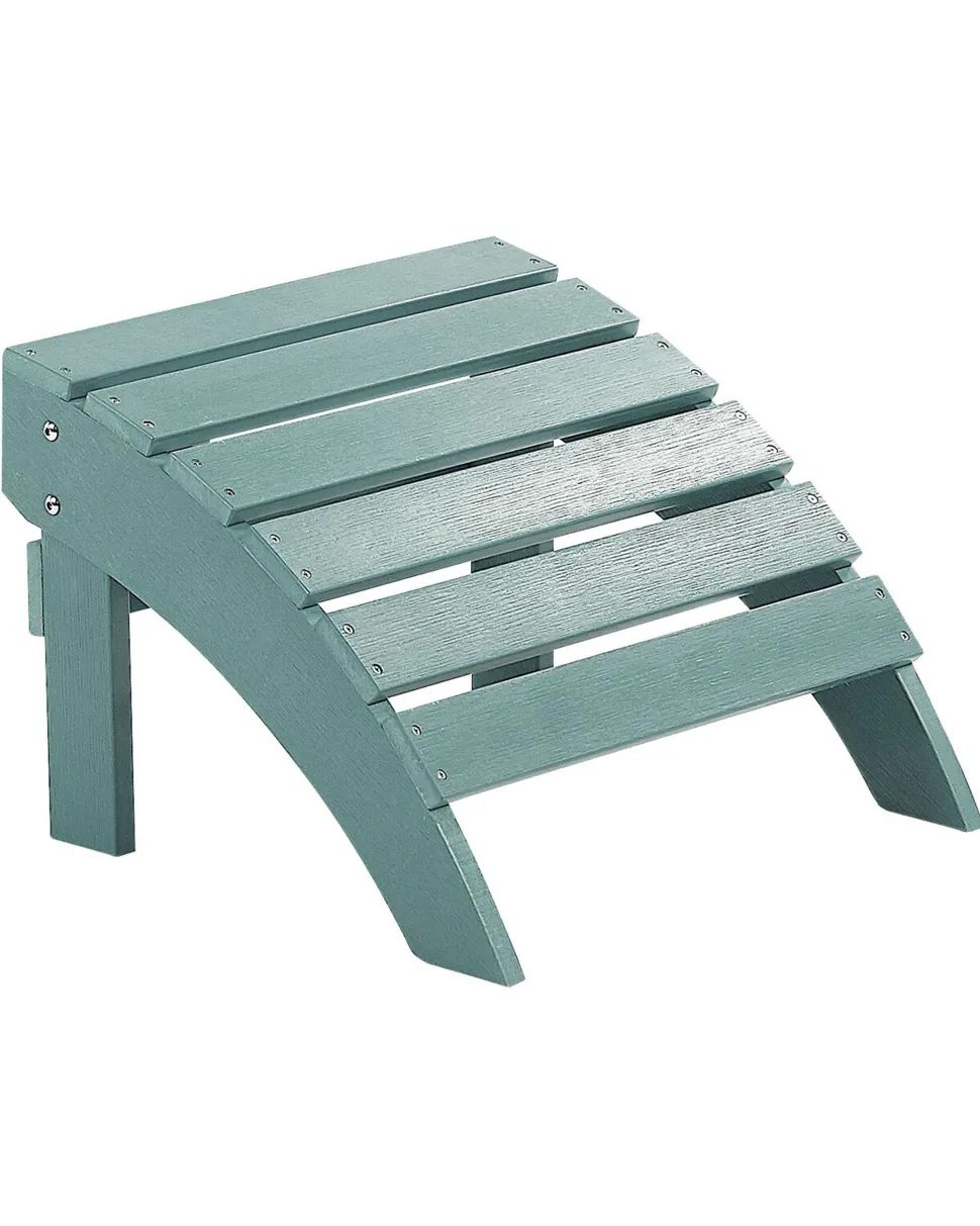 Beliani Puutarhatuoli Rahilla Turkoosi Adirondack Store