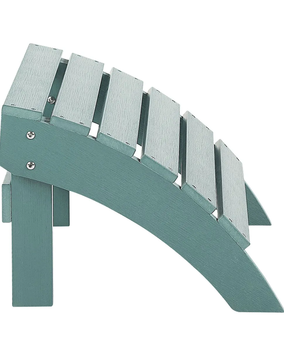 Beliani Puutarhatuoli Rahilla Turkoosi Adirondack Store