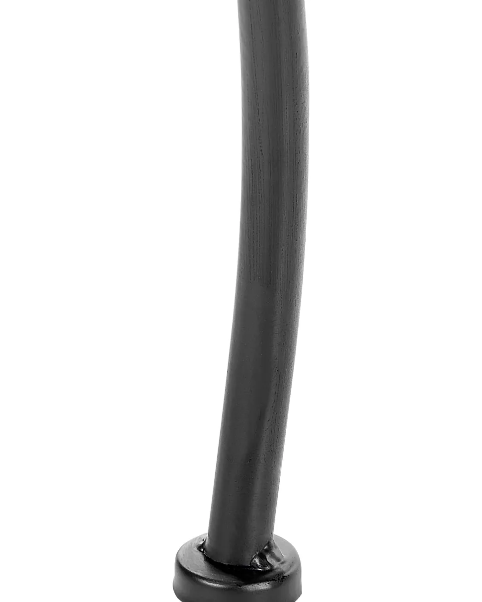 Beliani Puutarhatuoli Rauta Musta Liguria Flash Sale