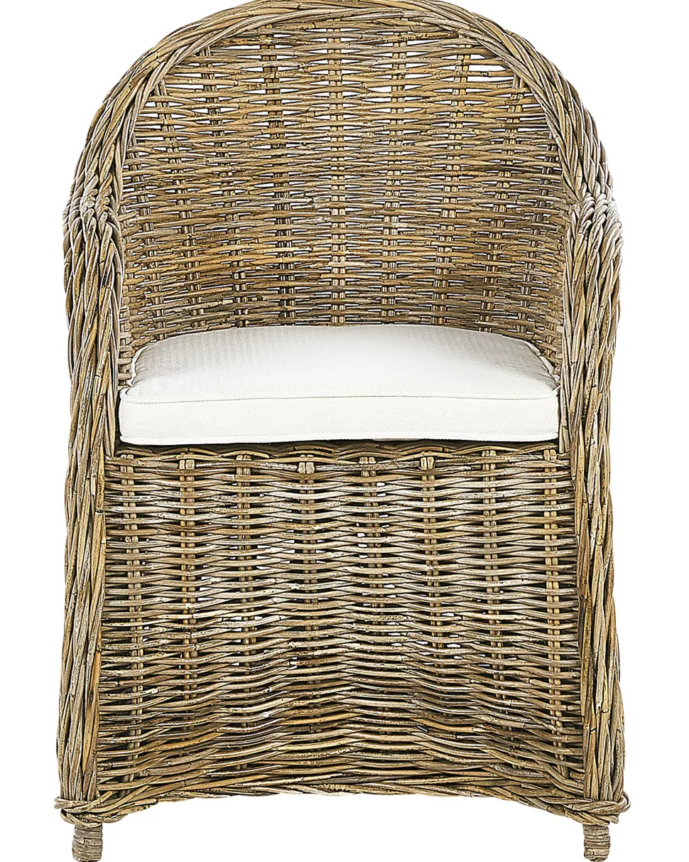 Beliani Puutarhatuoli Rottinki Luonnonvari 2 Kpl Susua Best Sale