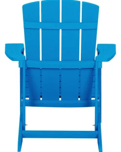 Beliani Puutarhatuoli Sininen Adirondack Cheap