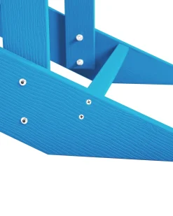 Beliani Puutarhatuoli Sininen Adirondack Cheap