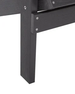 Beliani Puutarhatuoli Tummanharmaa Adirondack Sale