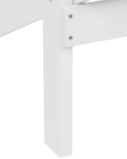 Beliani Puutarhatuoli Valkoinen Adirondack Best