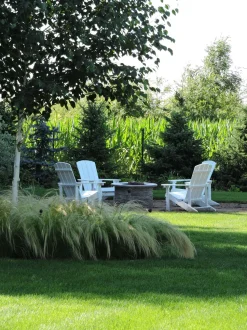 Beliani Puutarhatuoli Valkoinen Adirondack Best