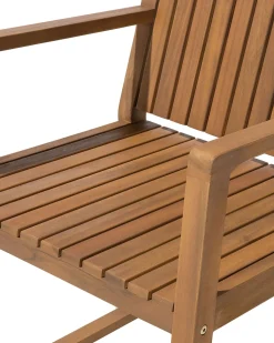 Beliani Puutarhatuoli Vihrealla Pehmusteella Sassari Sale