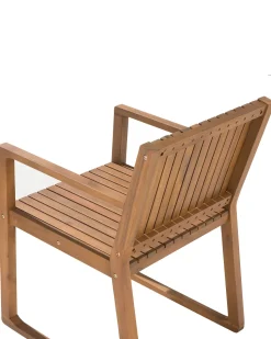 Beliani Puutarhatuoli Vihrealla Pehmusteella Sassari Sale