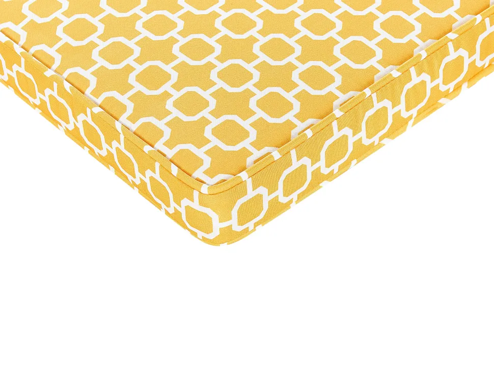 Beliani Puutarhatuolin Pehmuste Keltainen 37 X 34 Cm 2 Kpl Terni Sale