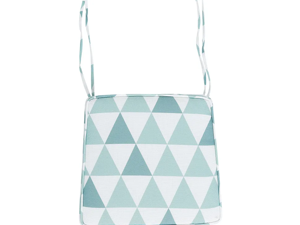 Beliani Puutarhatuolin Pehmuste Vaaleansininen 37 X 34 Cm 2 Kpl Terni Outlet