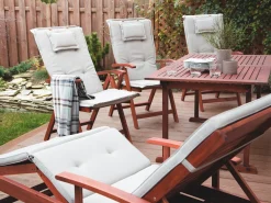 Beliani Puutarhatuolit 2Kpl Setti Akaasiapuu Toscana Best