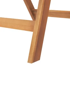 Beliani Puutarhatuolit 2Kpl Setti Ruskeanharmailla Pehmusteilla Java Best