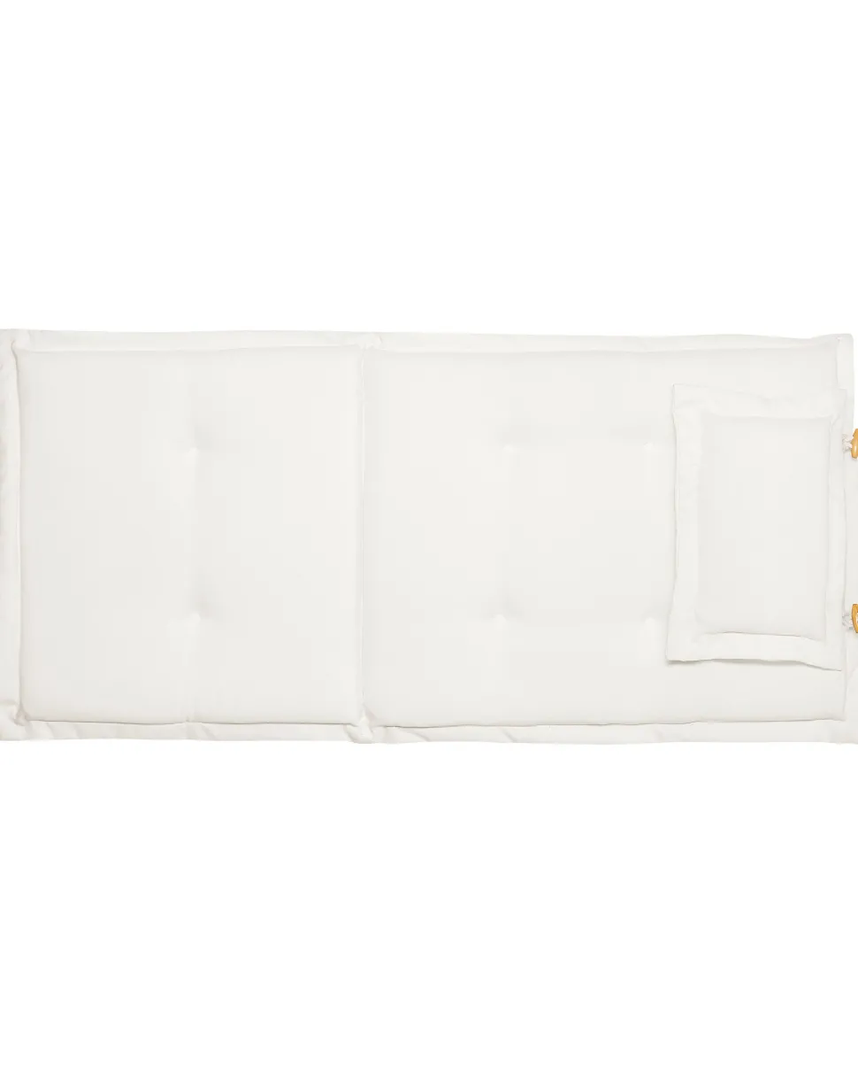 Beliani Puutarhatuolit 6Kpl Setti Luonnonvalkoisilla Pehmusteilla Toscana Best