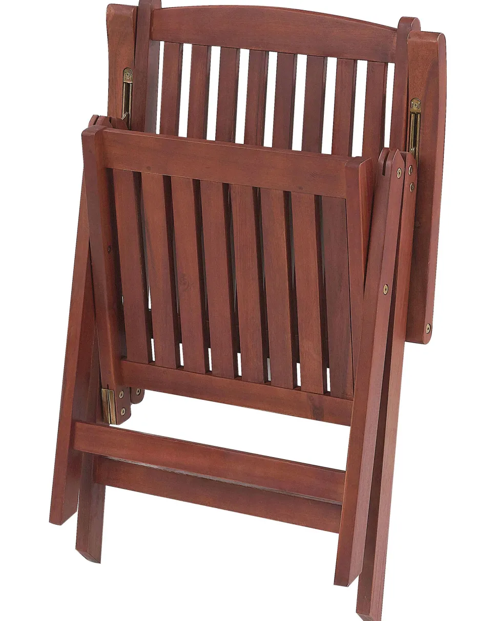 Beliani Puutarhatuolit 6Kpl Setti Harmaanbeigeilla Pehmusteilla Toscana Flash Sale