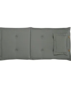 Beliani Puutarhatuolit 6Kpl Setti Harmailla Pehmusteilla Toscana Shop